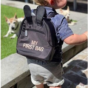 Childhome Belgium | NWT Black My First Bag Backpack